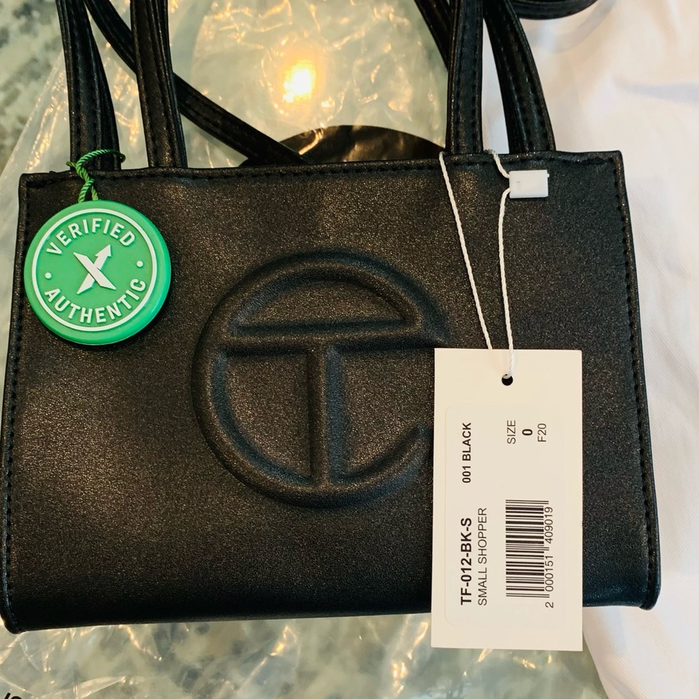 100% Authentic - Black Telfar Shopper